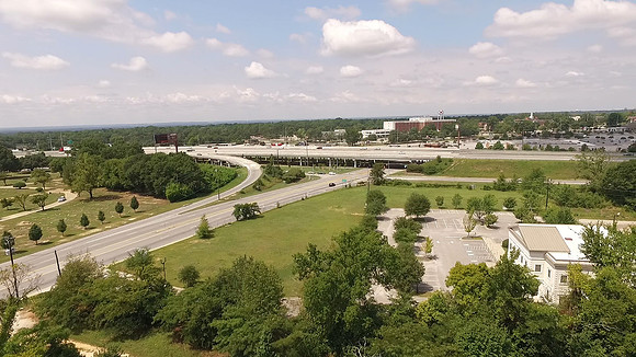Aerial Photo above 819 Leesburg Road