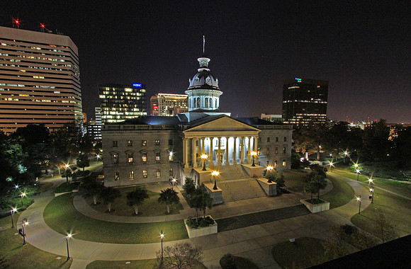 SC State House at night